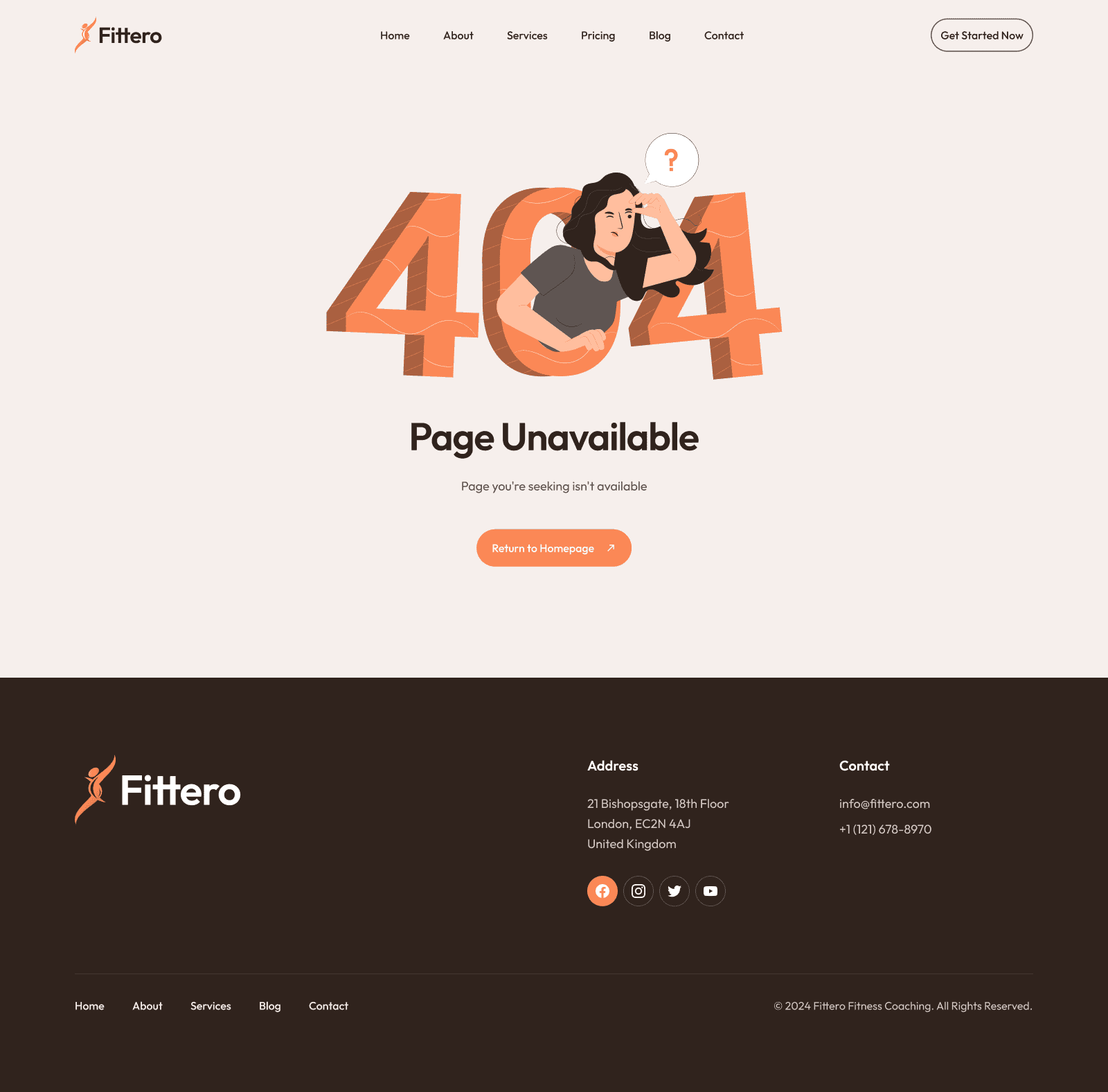 Fittero Error Page
