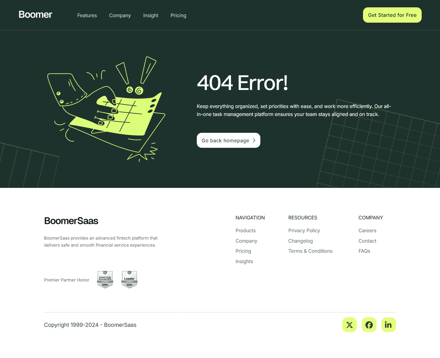 404 Error
