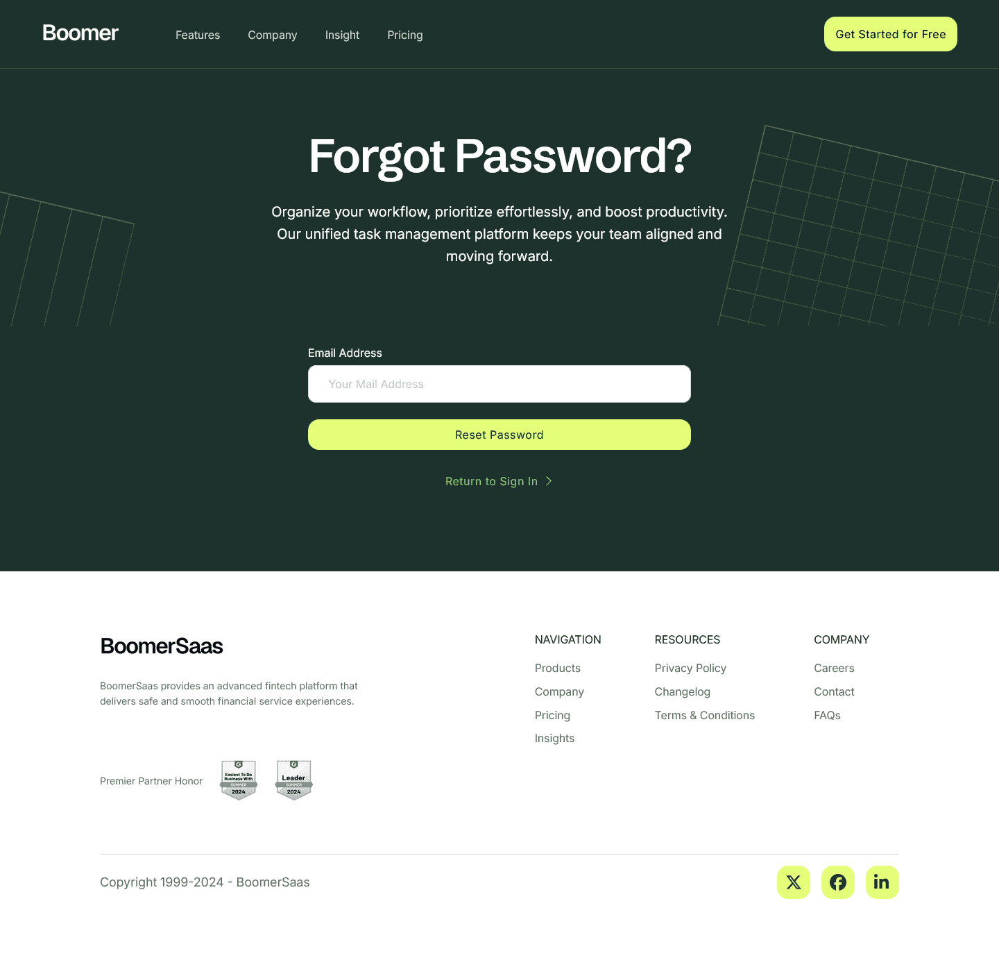 Forgot Password