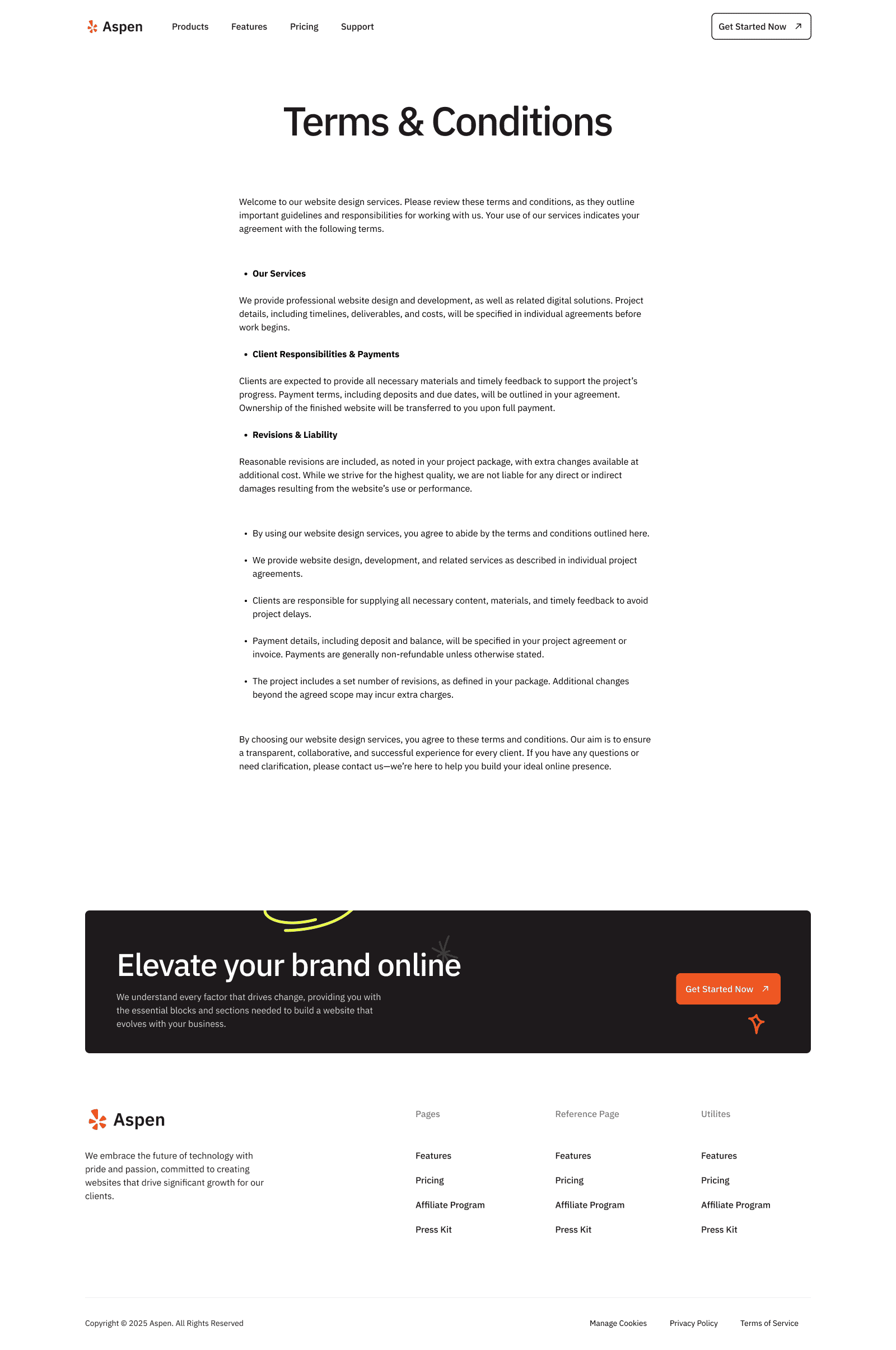 Terms & Conditions