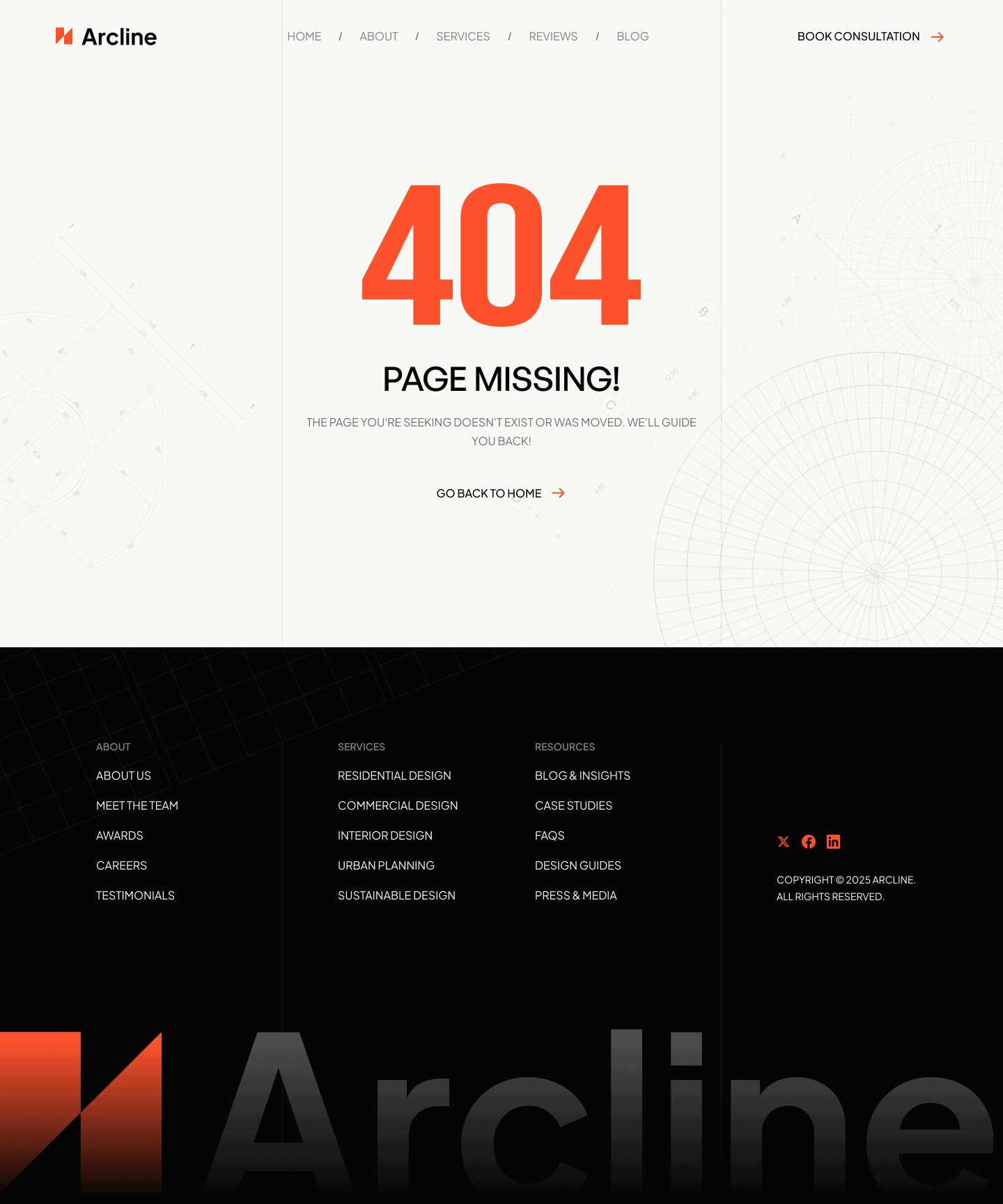 Arcline Error Template