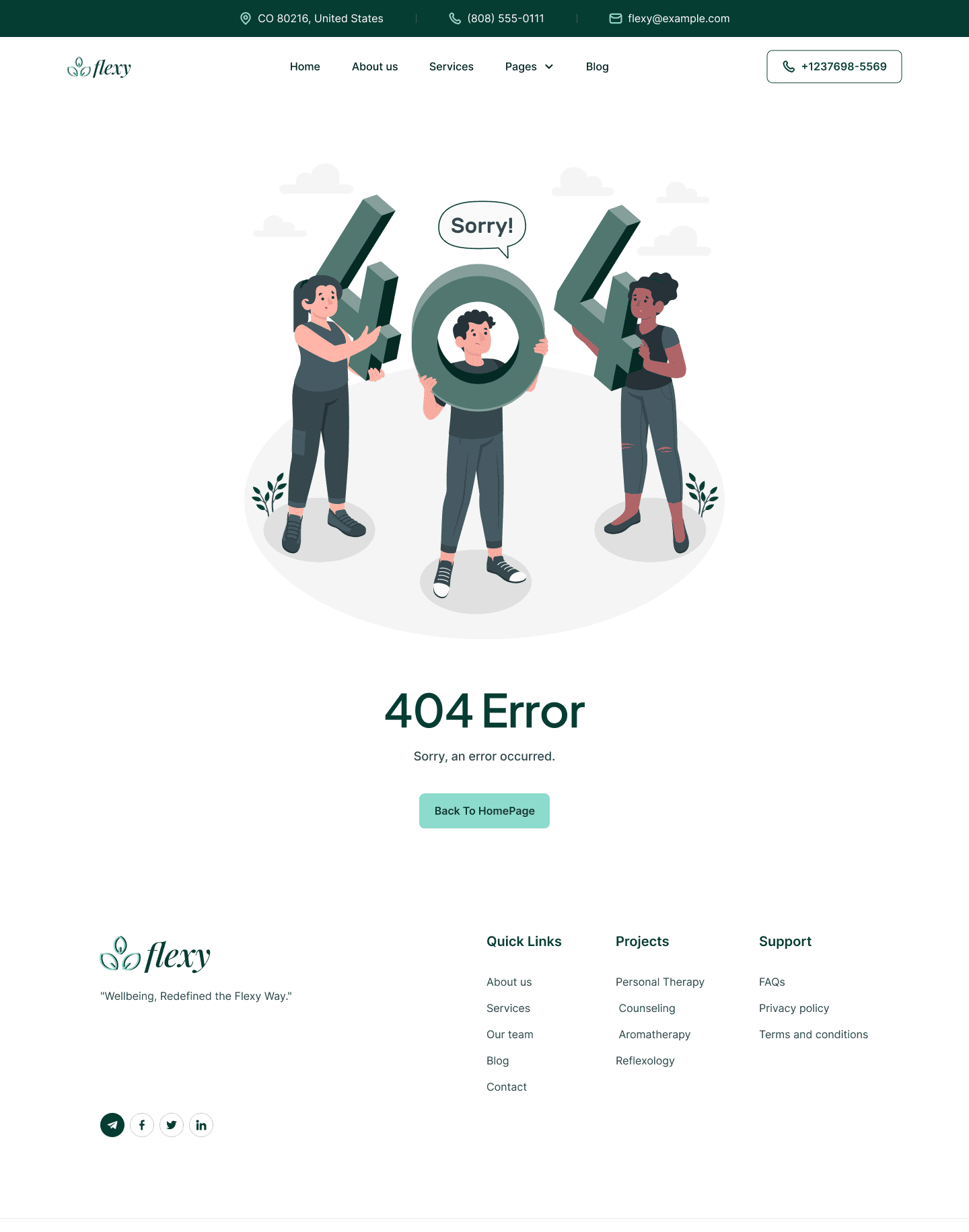 Flexy Error Template