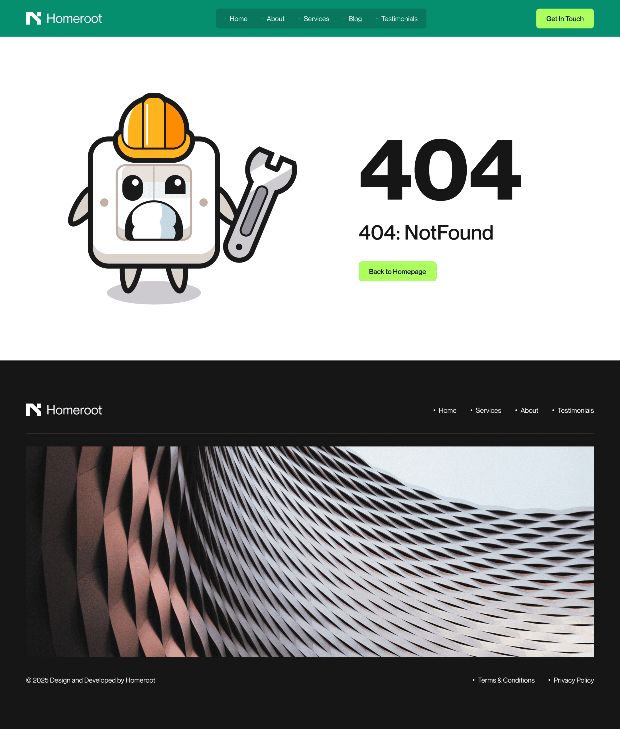 HomeRoot Error Template