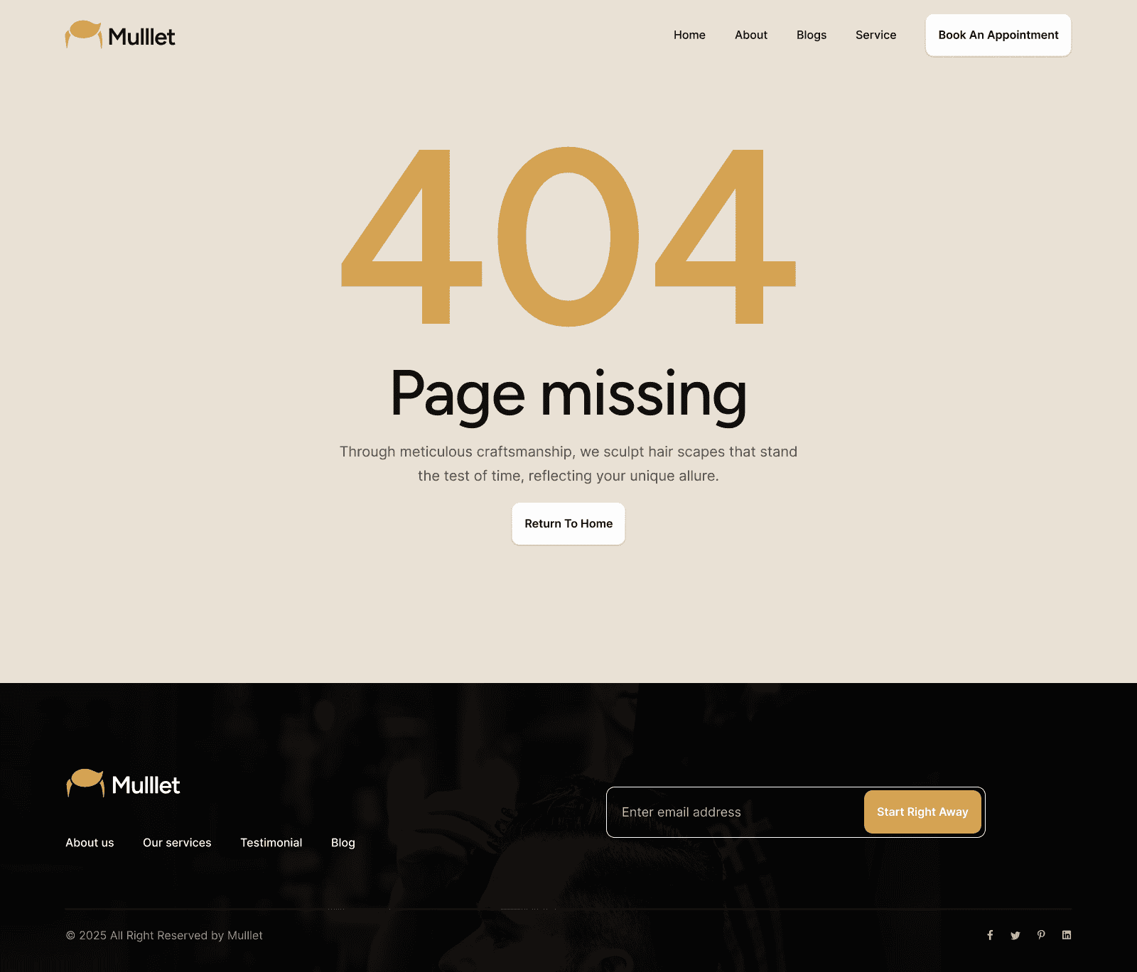 Mullet Error Template