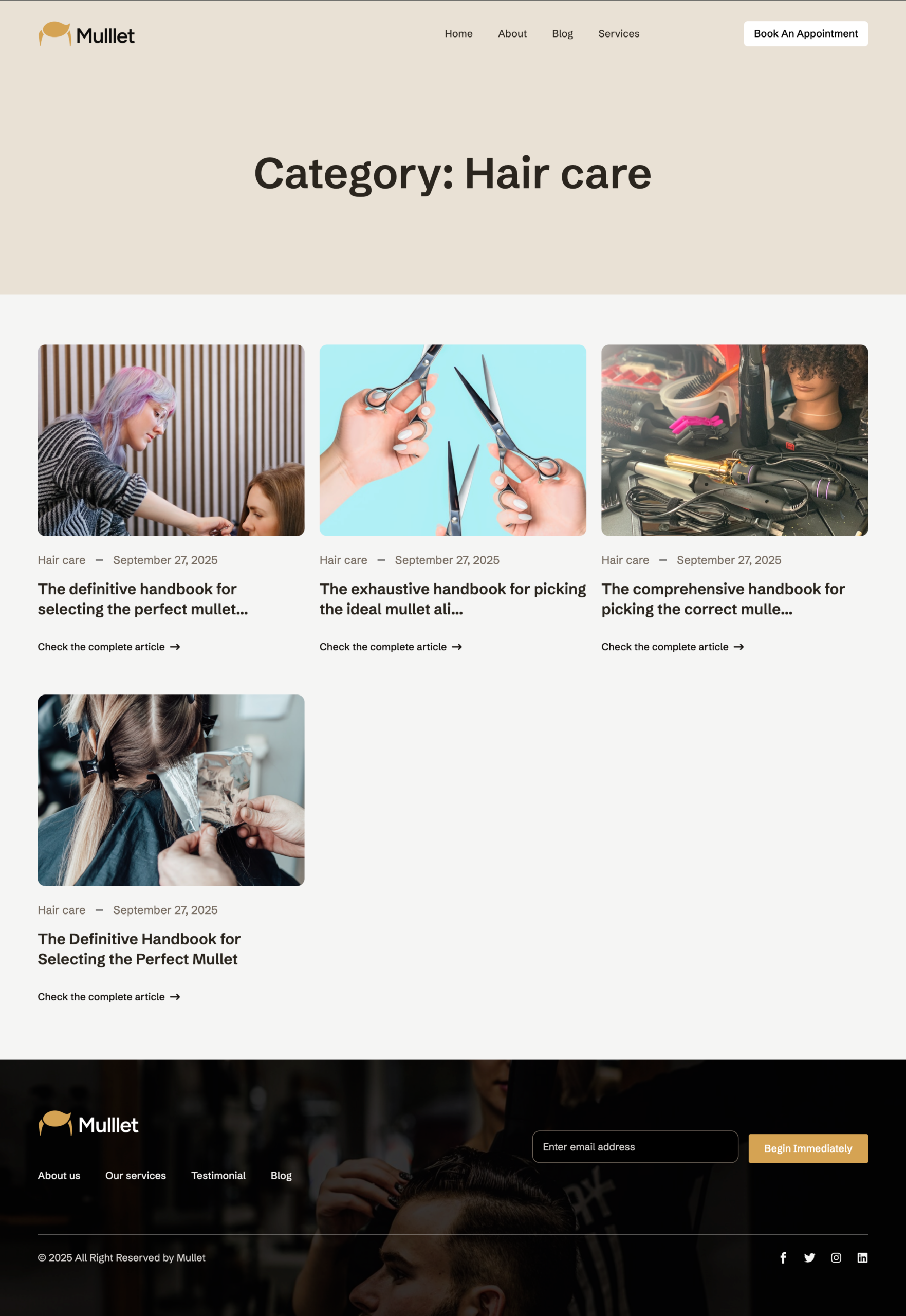 Mullet Archive Template