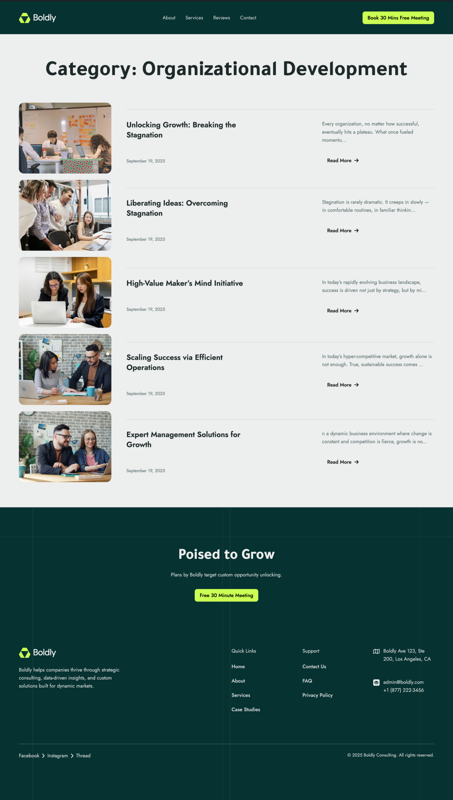 Boldly Archive Template