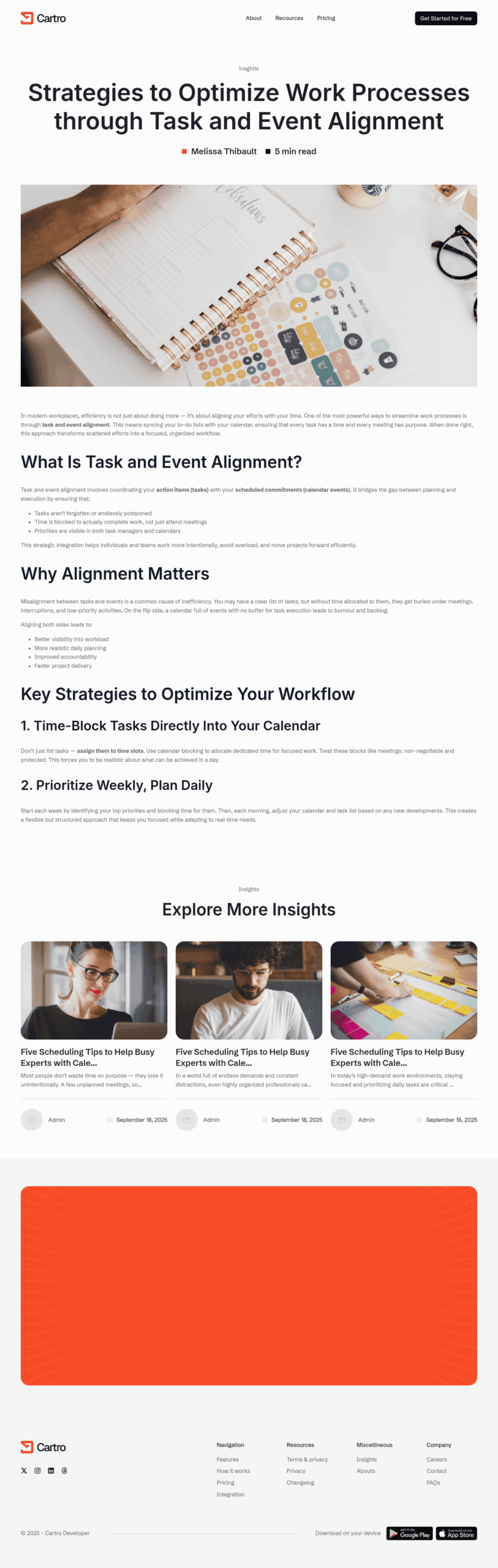 Cartro Single Post Template