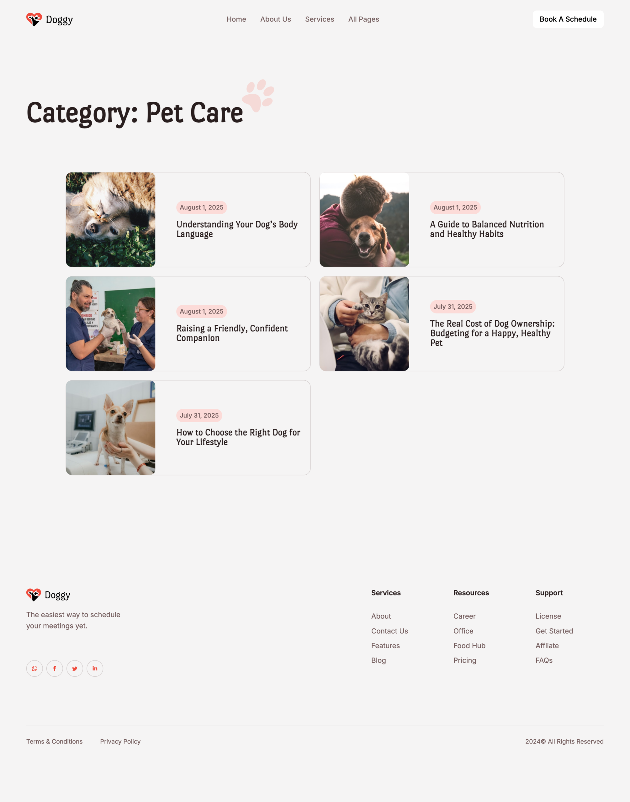 Doggy Archive Template