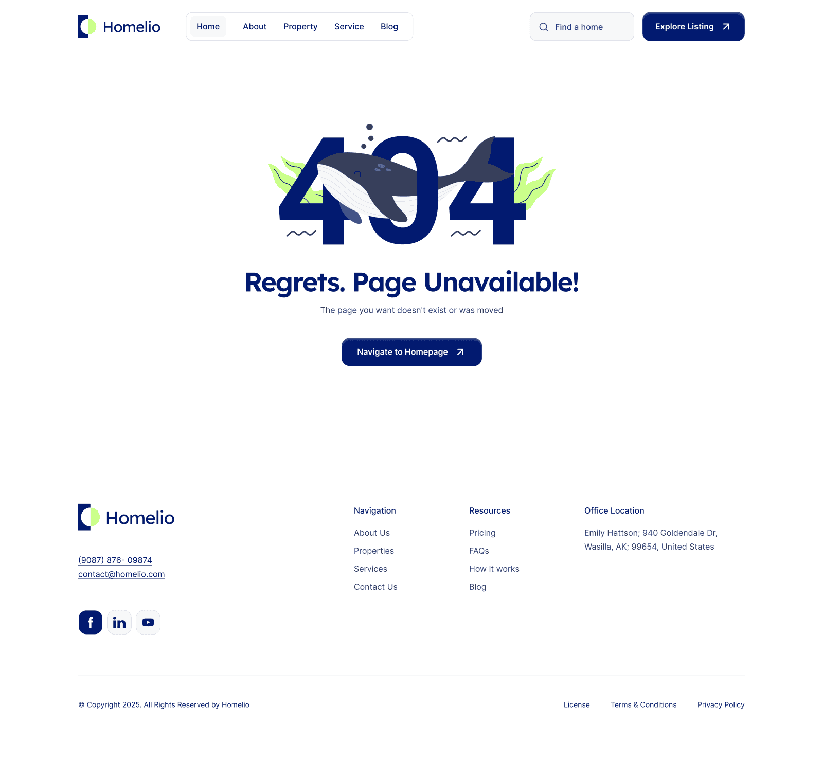 Homelio Error Template