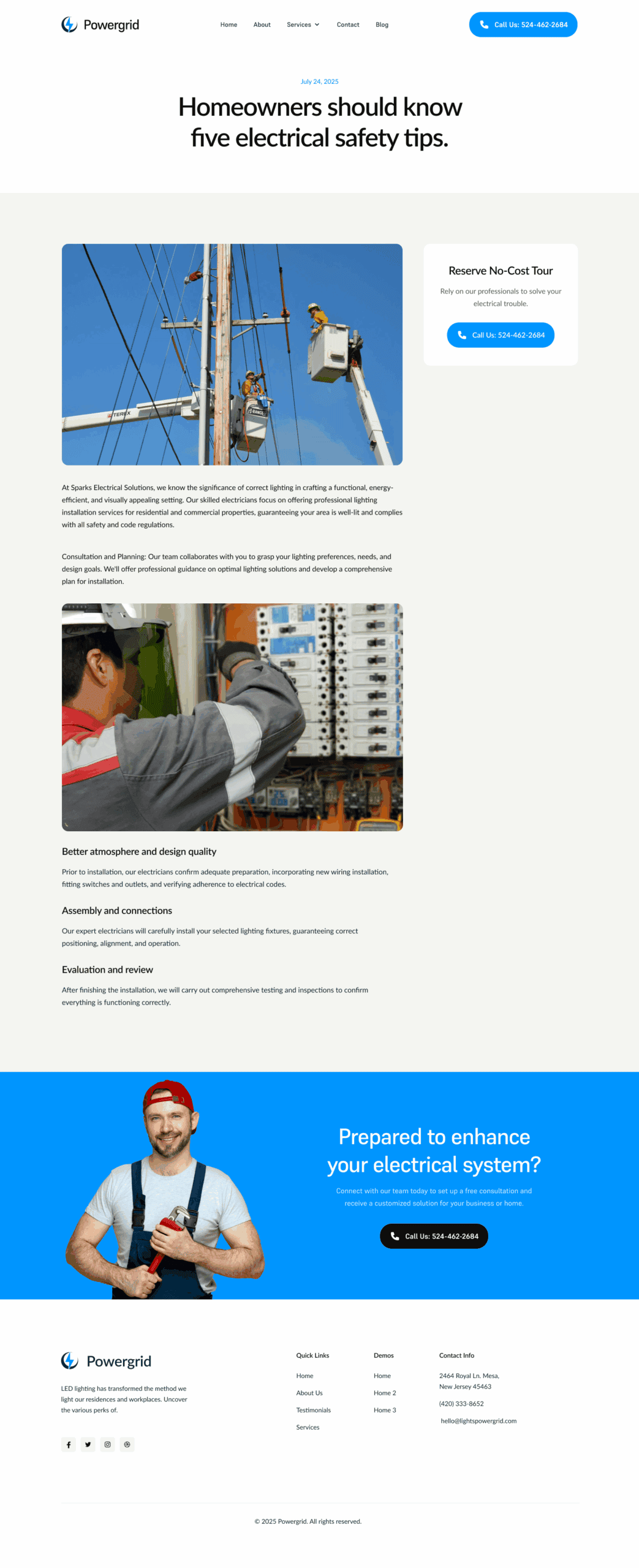PowerGrid Single Post Template