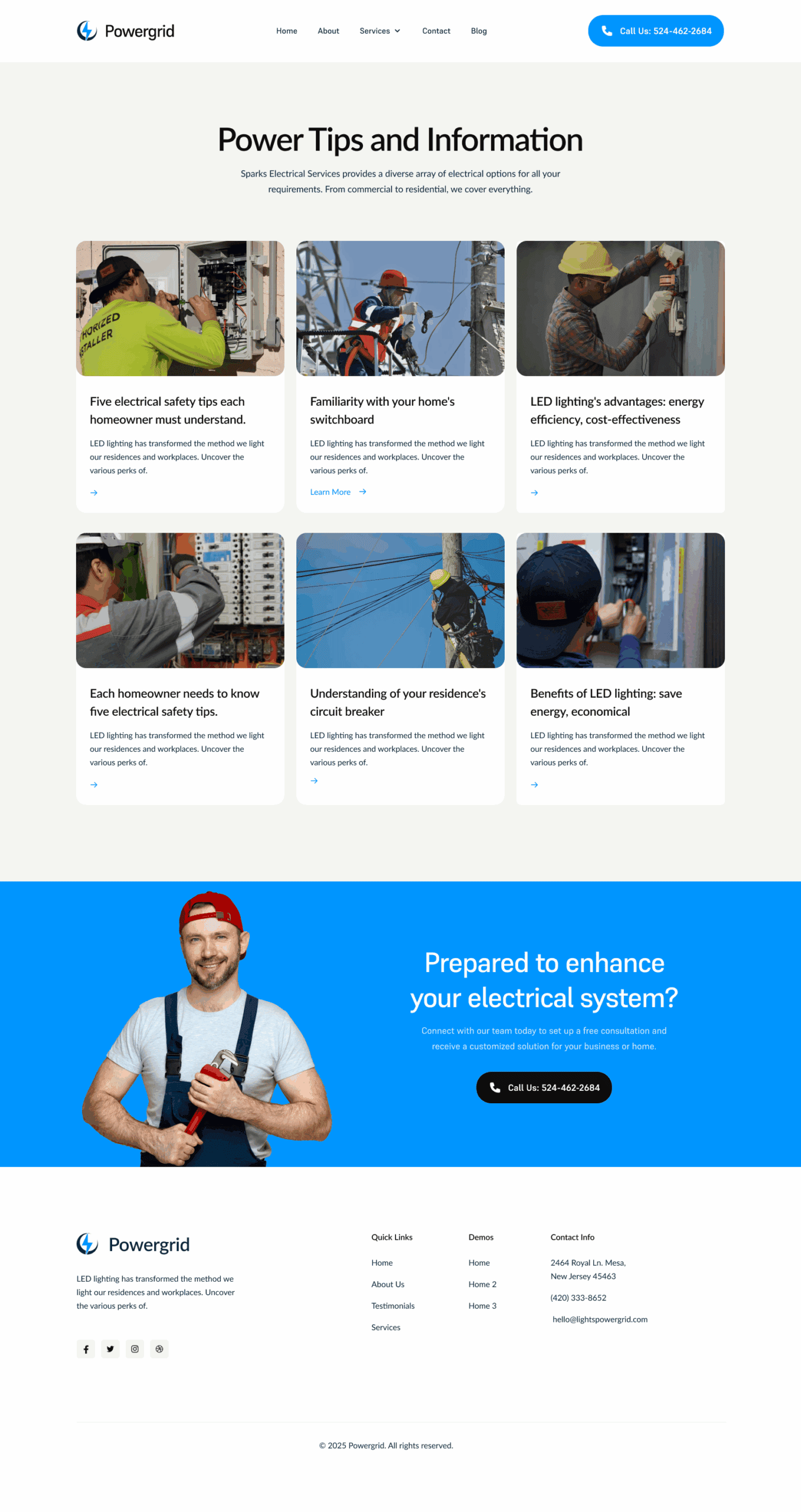 PowerGrid Archive Template