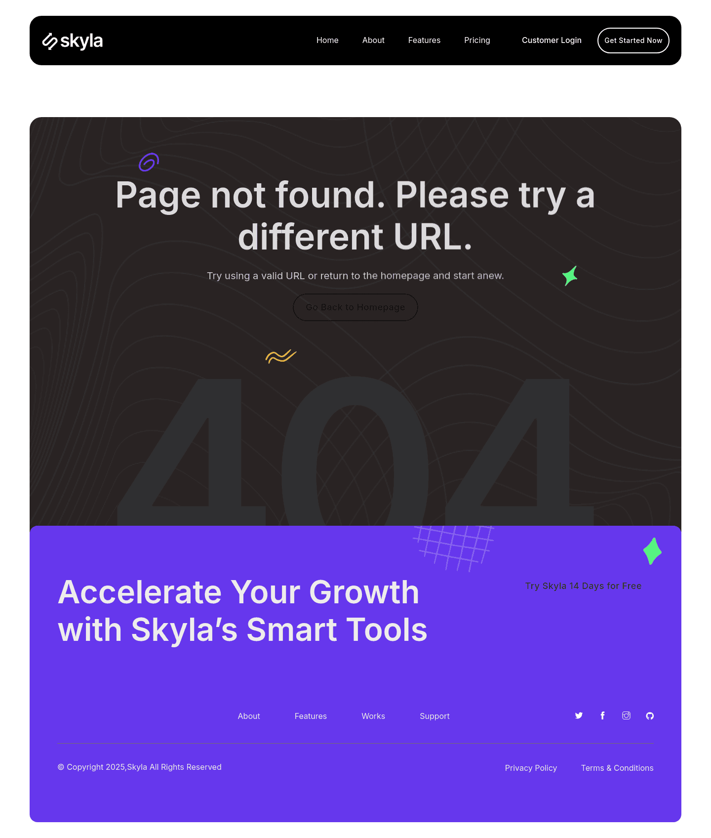 Skyla Error Template