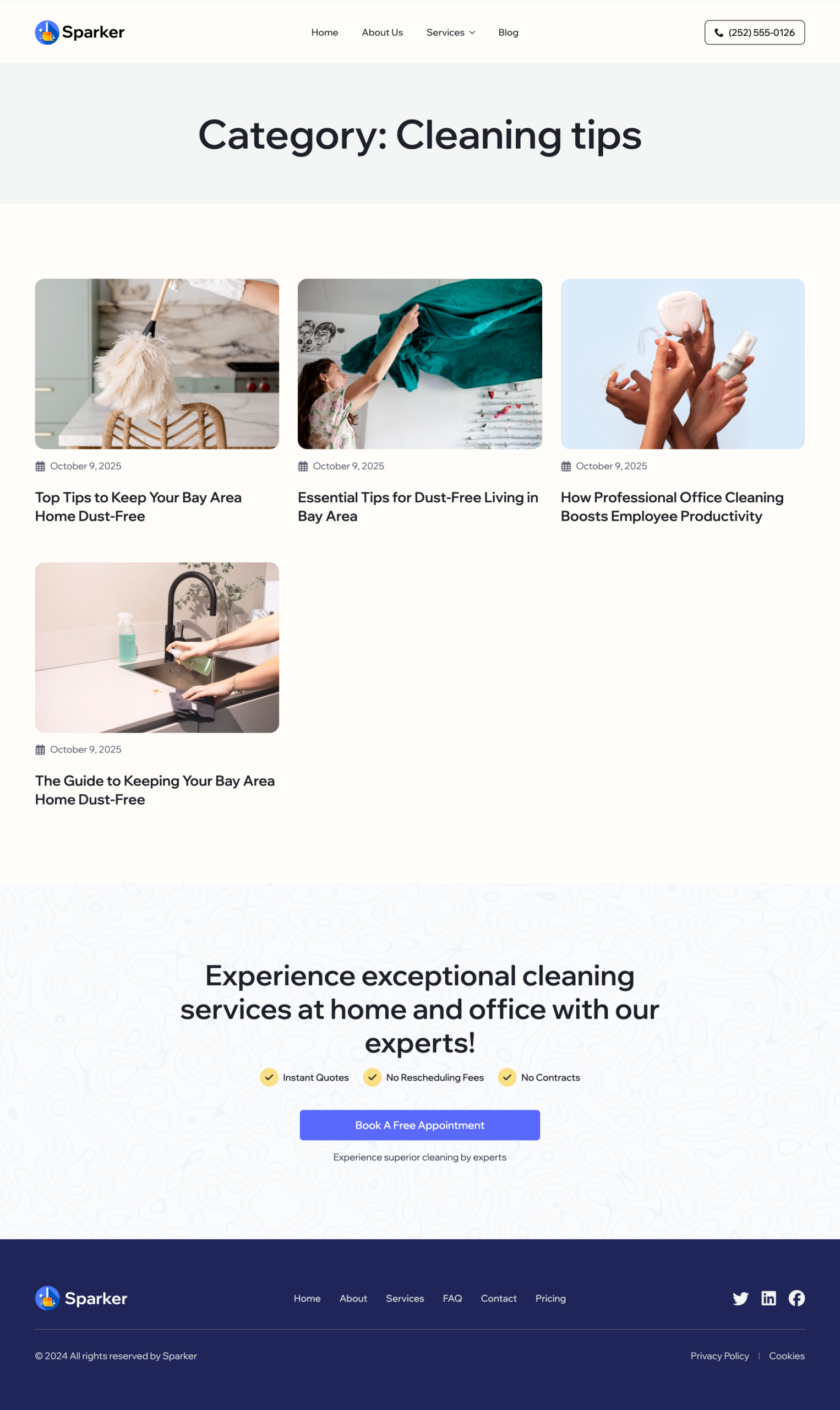 Sparker Archive Template