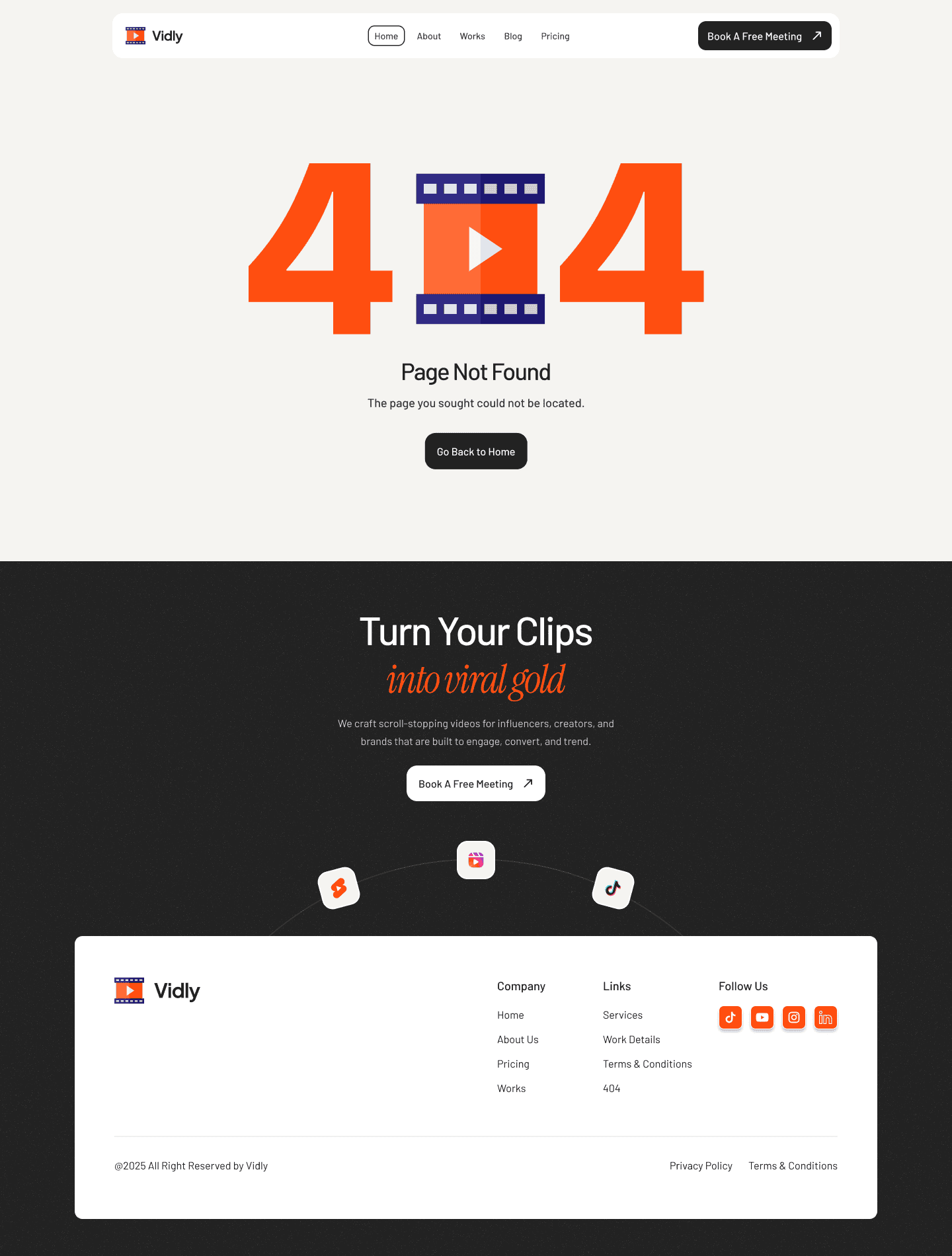 Vidly Error Template