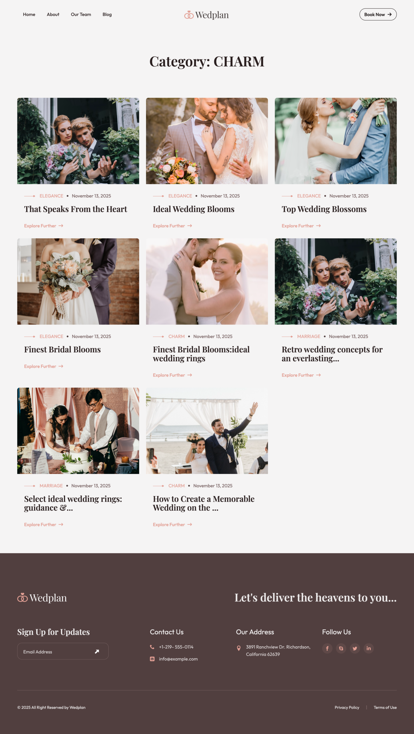 WedPlan Archive Template