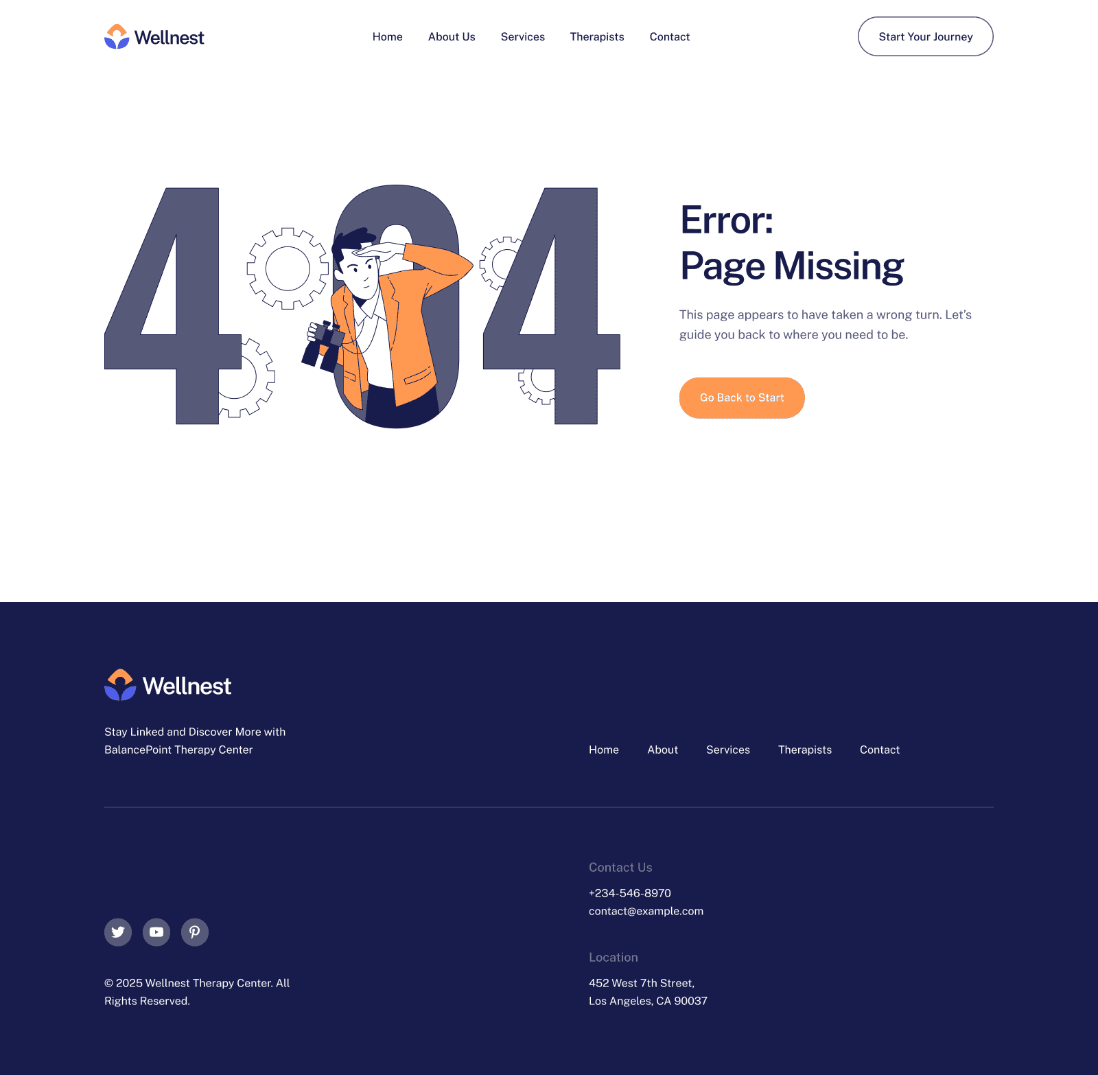 Wellnest Error Template