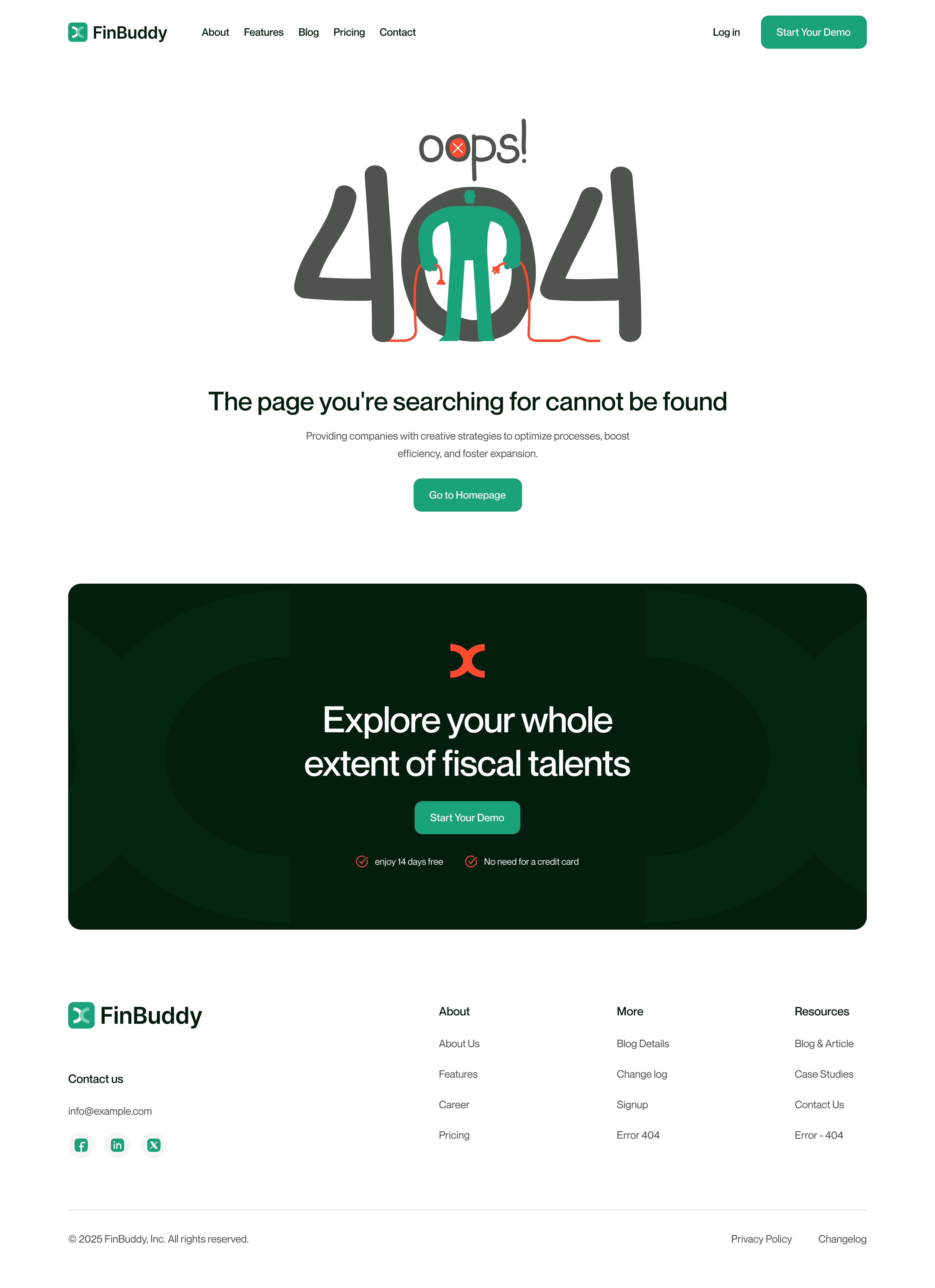 FinBuddy Error template