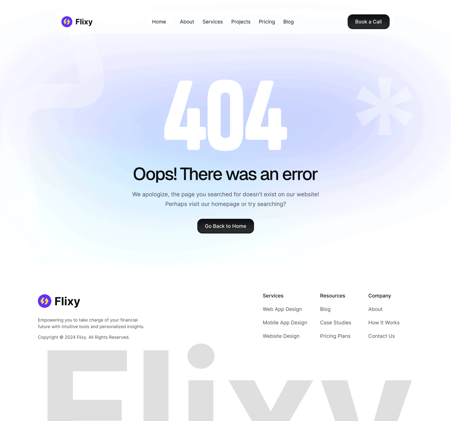 Flixy Error Template