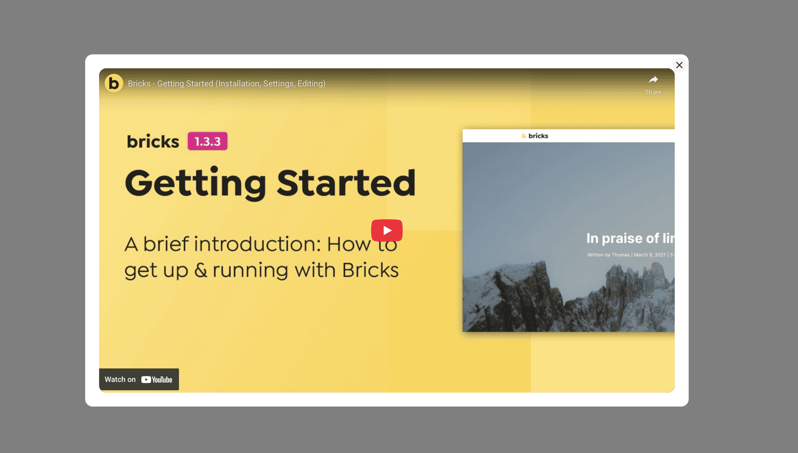 Drivz Video Popup Template