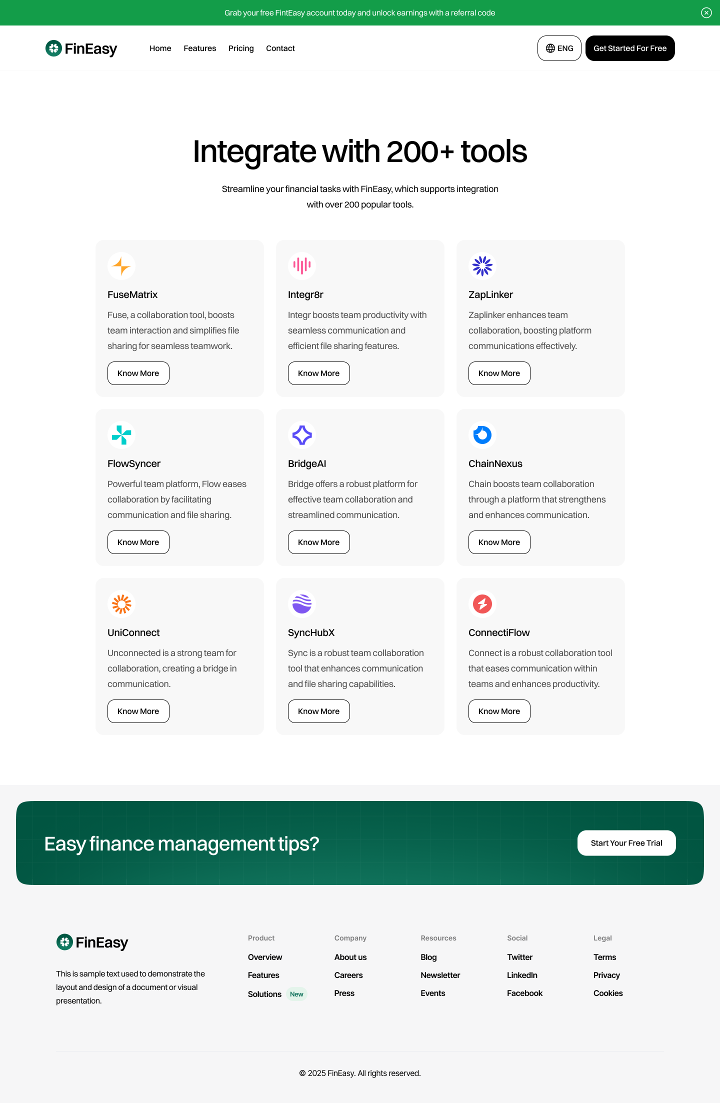 Integrations