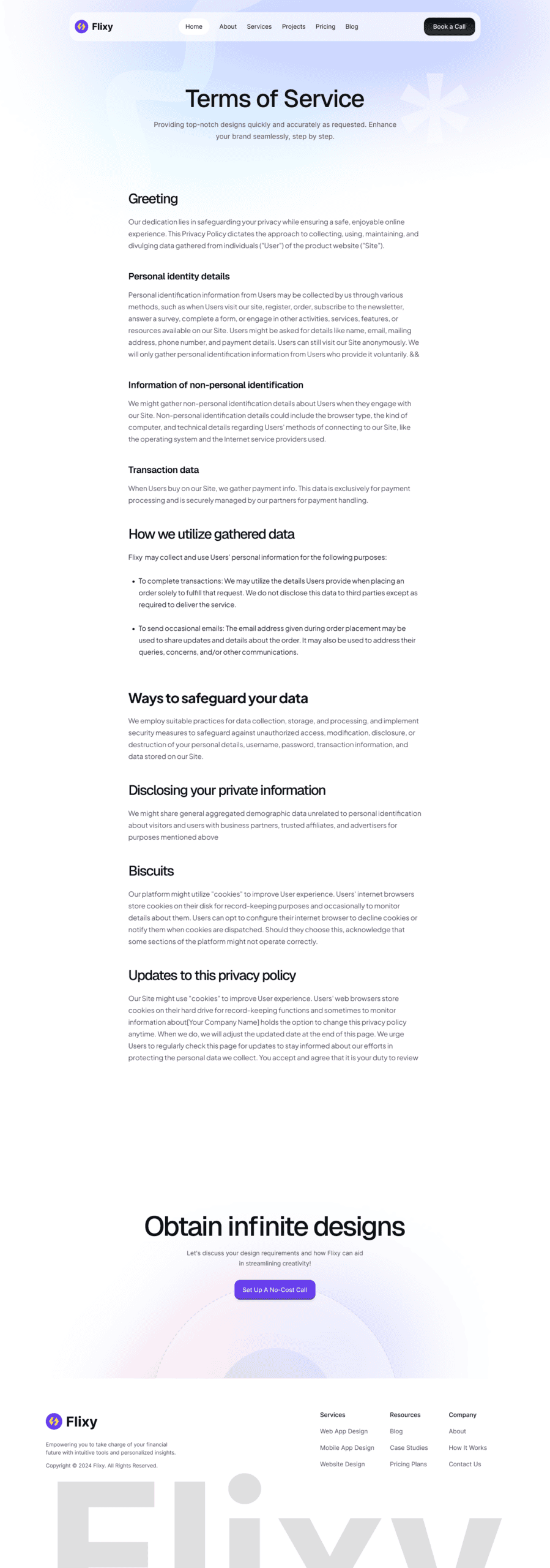 Terms and conditions