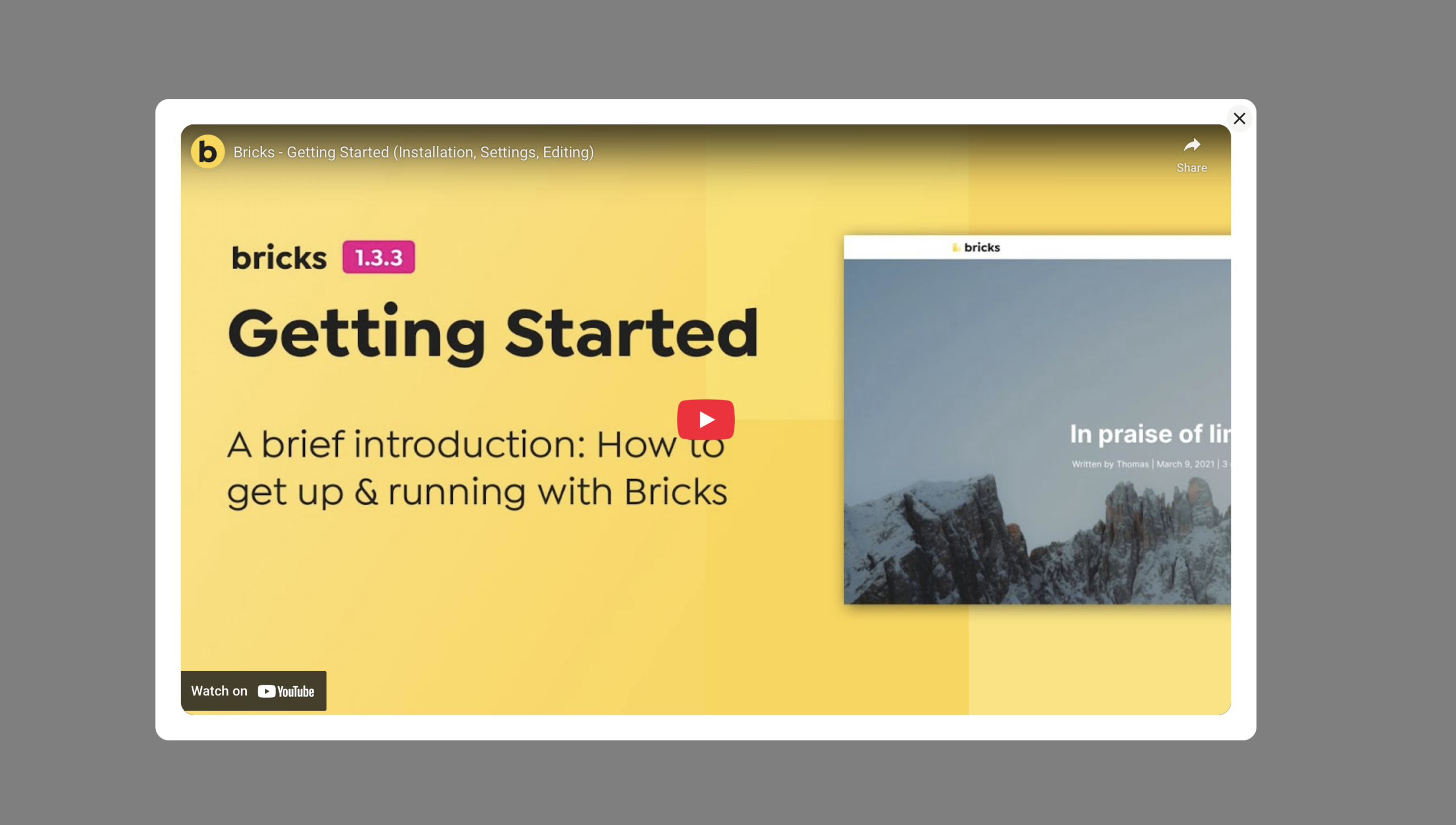 Taskmesh Video Popup Template